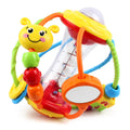 Baby Rattles Toys with Mirror Spinner Beads, Activity Ball Infant Toys M648869
