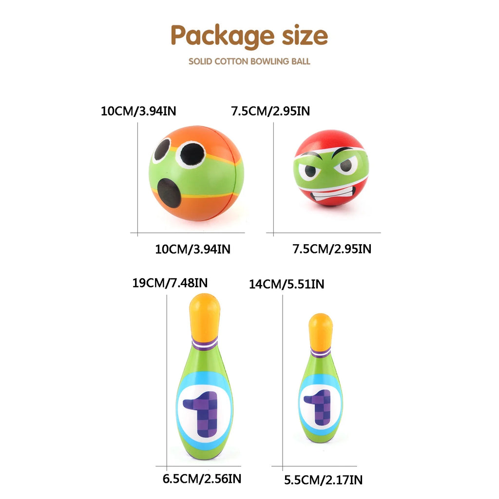Mini Bowling Game Indoor Outdoor Sports Garden Toys C872