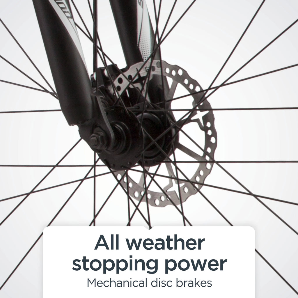 Black 21 Speed Hybrid Bike S494