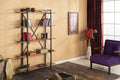 5 Tier Solid Wood Bookcase Z4342
