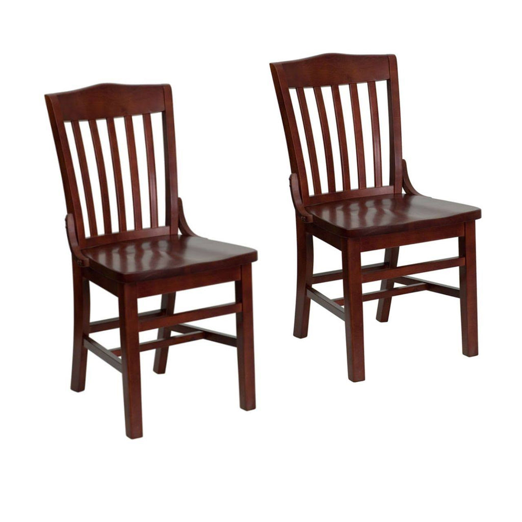 Mahogany Wood Restaurant Chair and Barstool L231