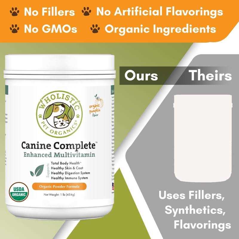 Organic Pumpkin Supplement for Dogs B812953