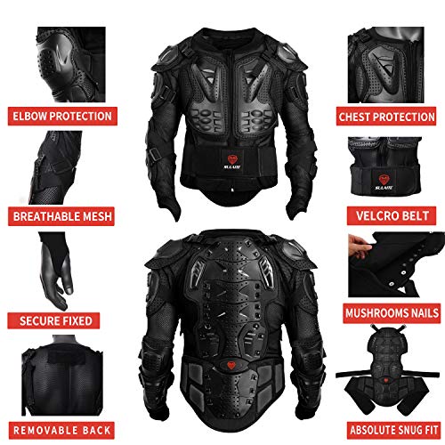 Motorcycle Protective Jacket with Full Body Armor P454