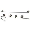 5-Piece Brushed Nickel Bathroom Accessory Set R57193