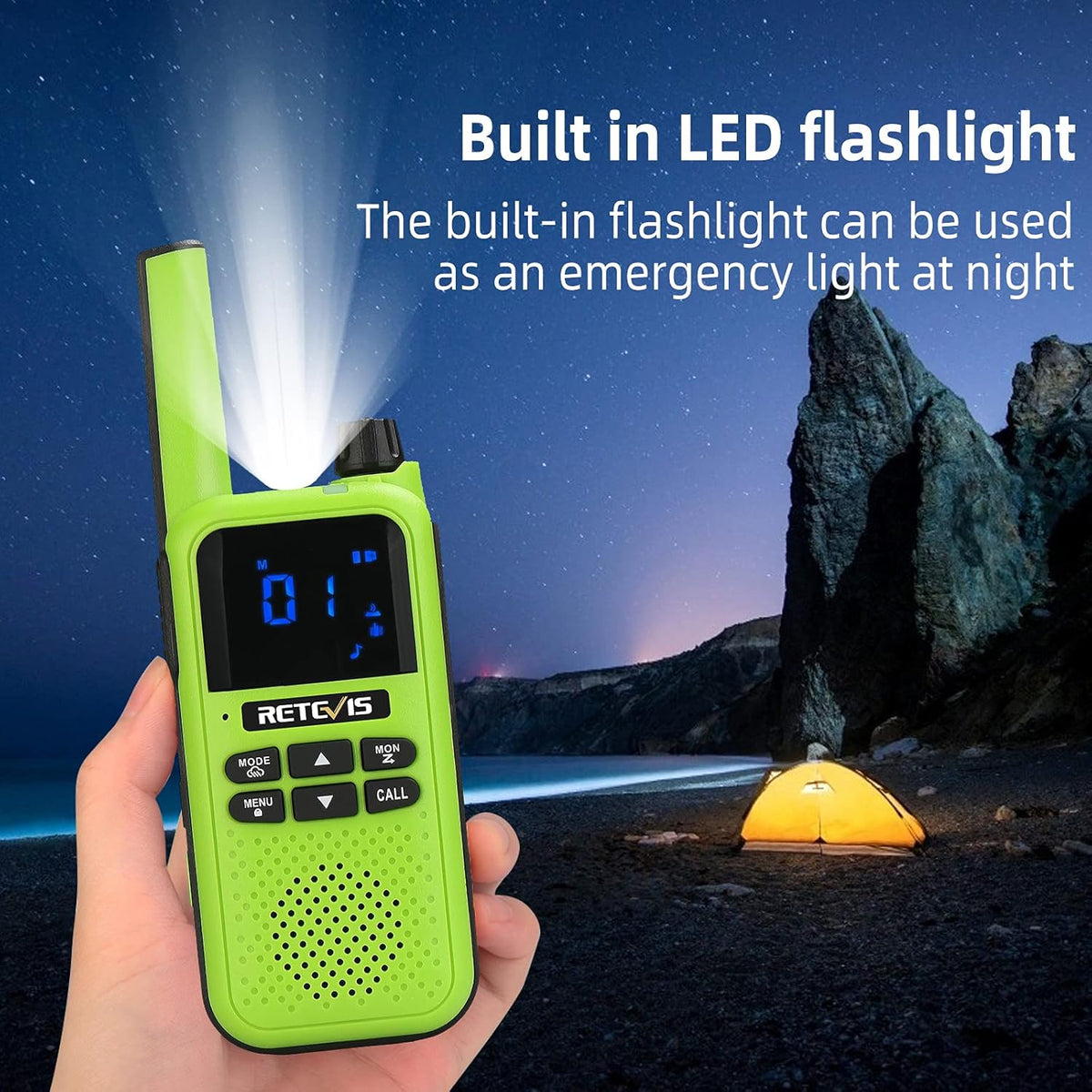 Green Bluetooth Walkie Talkies, 3Pcs D841804