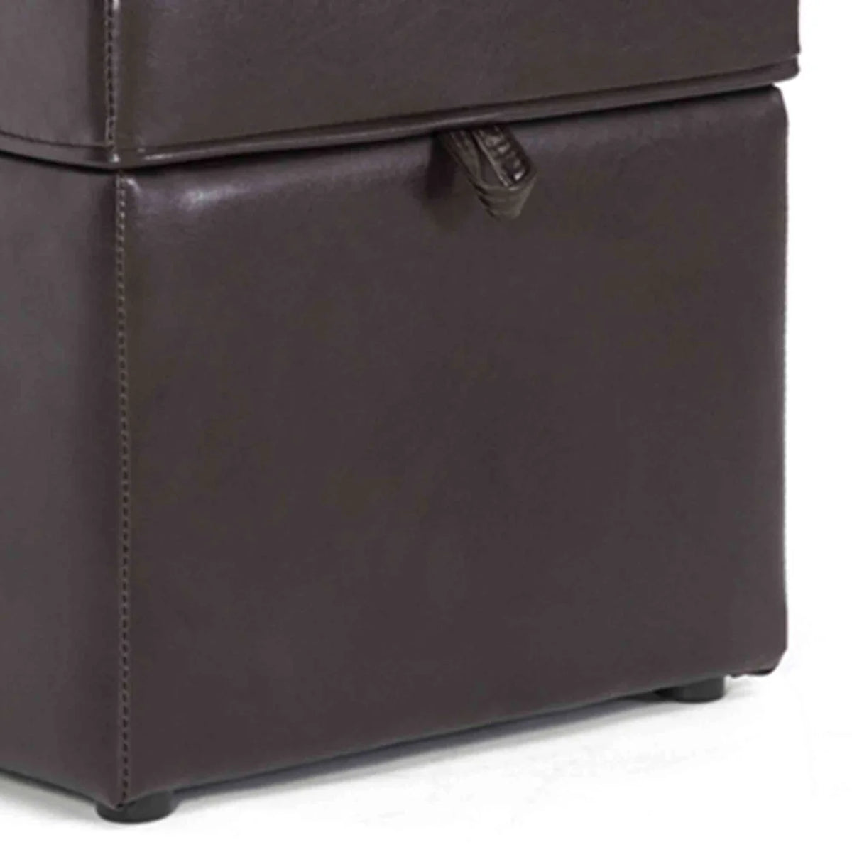 Brown Modern Storage Ottoman R375