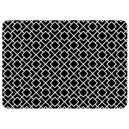Skid Resistant Kitchen Mat Black L7397