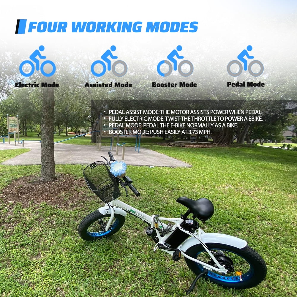 20 Fat Tire Folding Electric Bike 500W 36V M1862