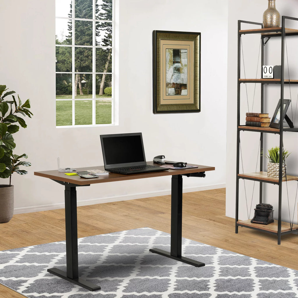 Adjustable Desk with Privacy Screen and Three Drawer Mobile File O5941