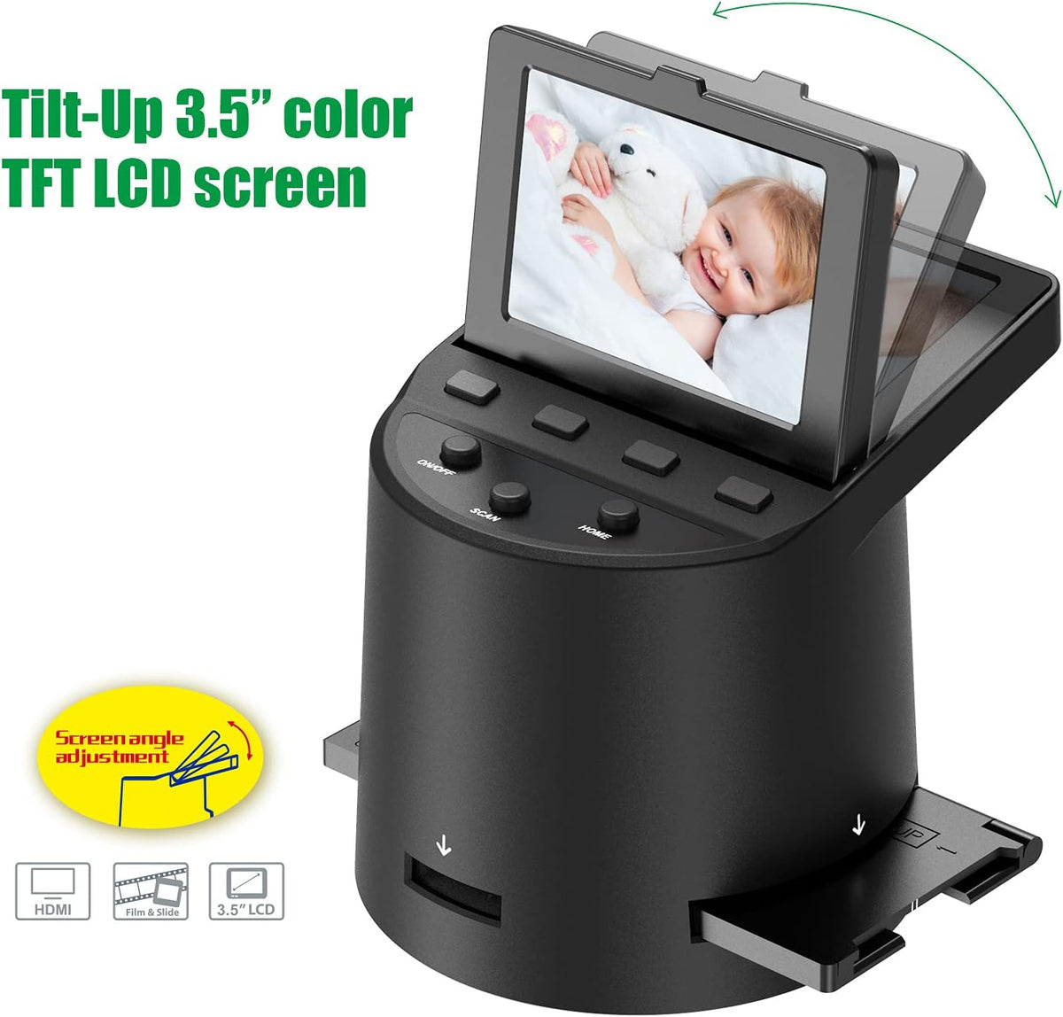 22MP Film Scanner with 3.5 LCD V3177