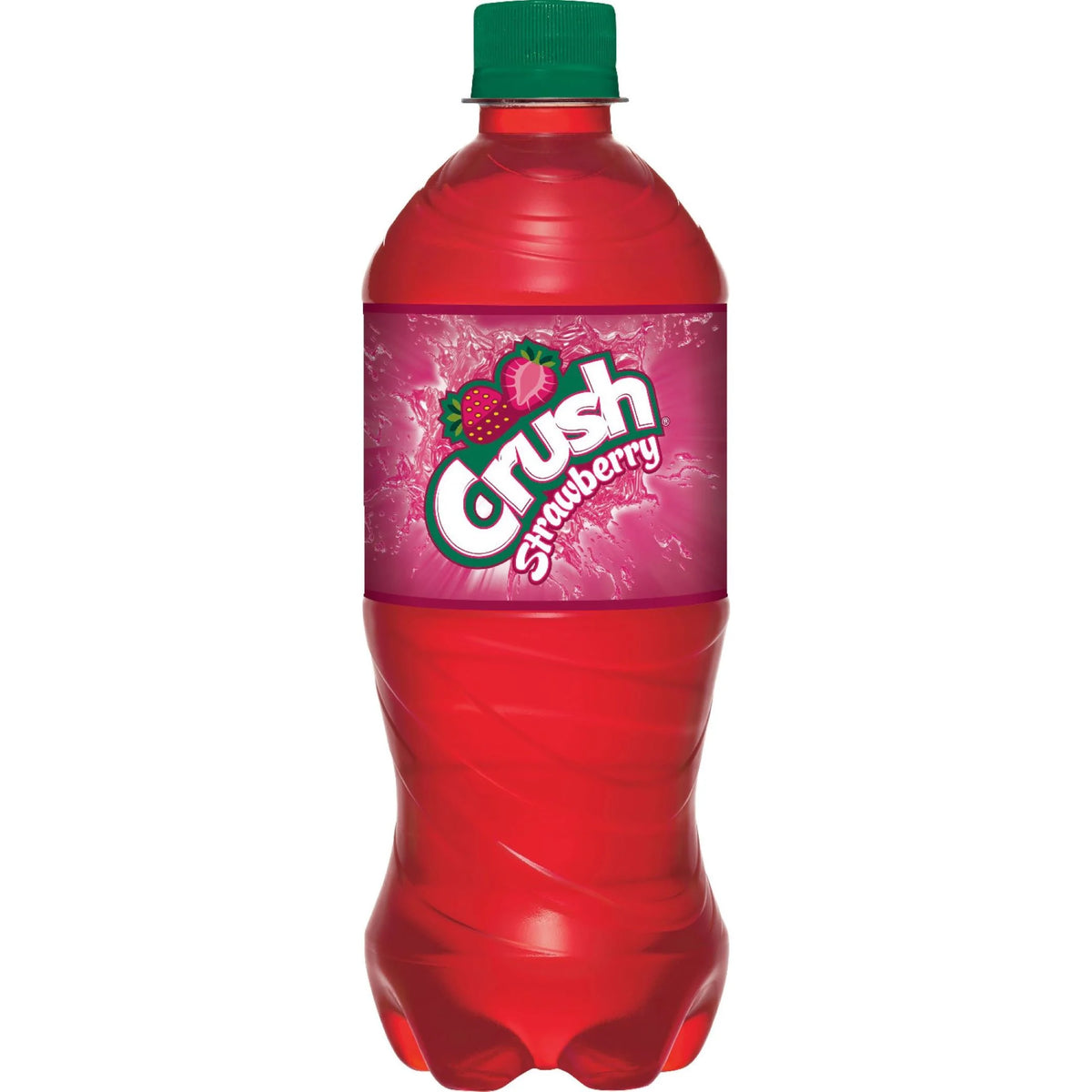 Crush Strawberry Soda 20oz Bottles, Quantity of 10 Q9196