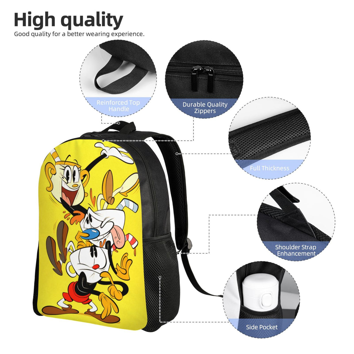 Lightweight Unisex Daypack Backpack K614014