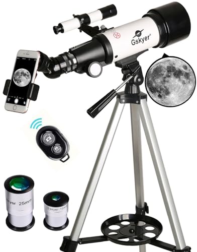 70mm Aperture 400mm Astronomical Refracting Telescope with Carry Bag F77846