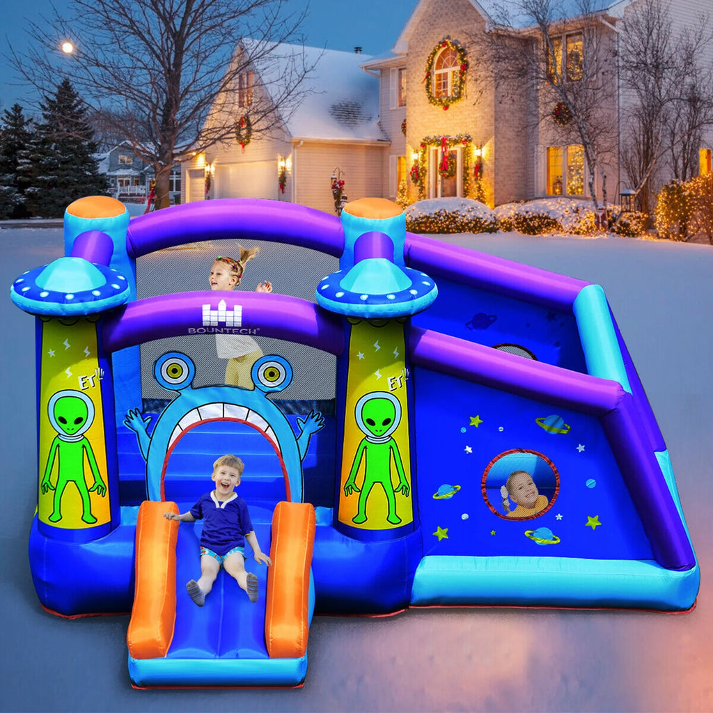 Inflatable Bouncer Kids Jump Slide Ball Pit with 480W Blower P653