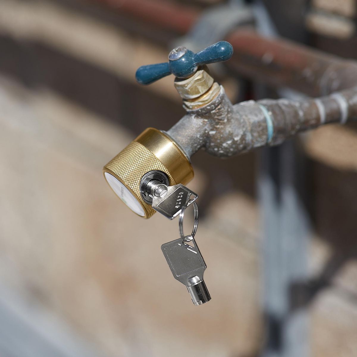 Solid Brass Faucet Lock K682565