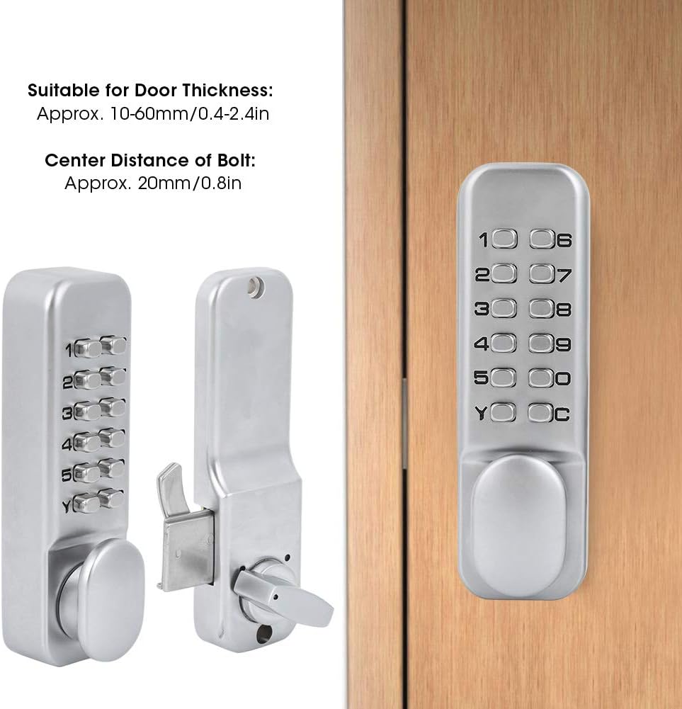Zinc Alloy Mechanical Password Door Lock Set W645