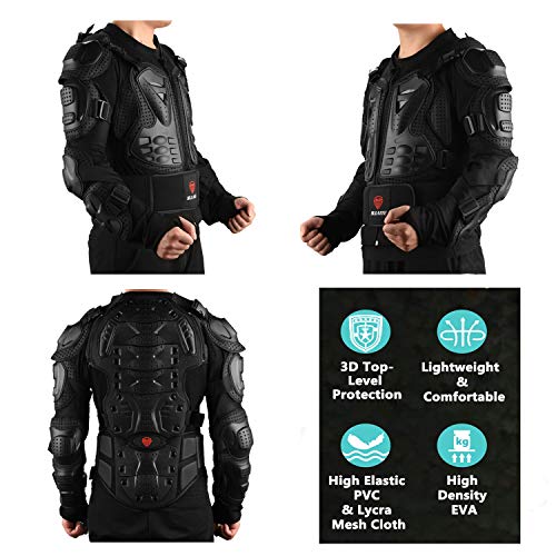 Motorcycle Protective Jacket with Full Body Armor P454