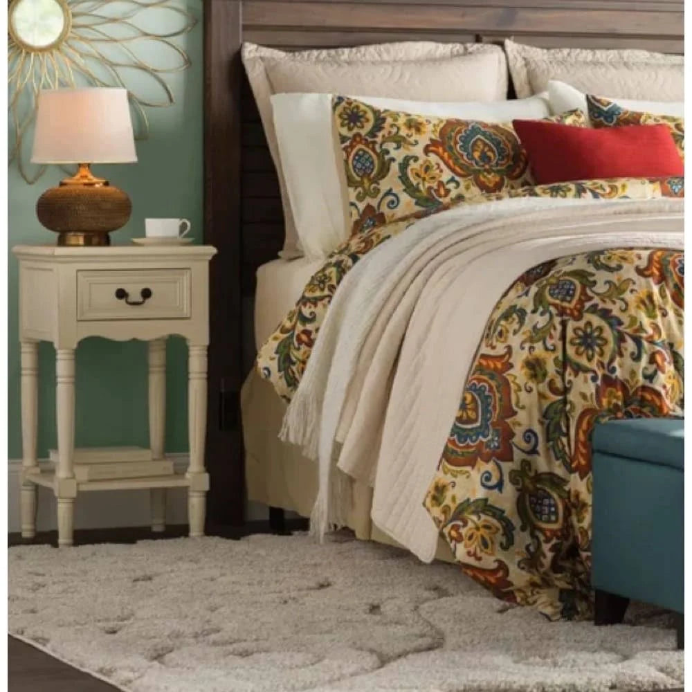 Antiqued Solid Wood Night Stand H815530