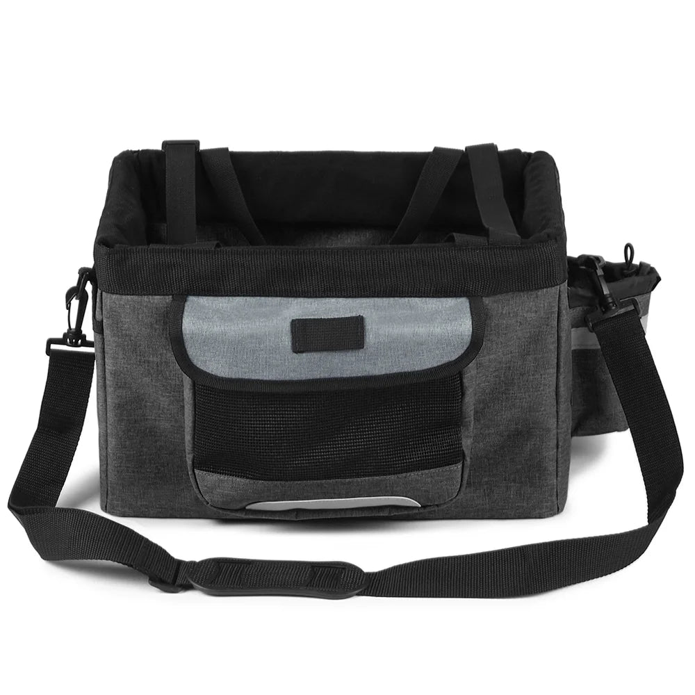 Foldable Bike Basket Dog Cat Carrier Camping Tote Bag S976