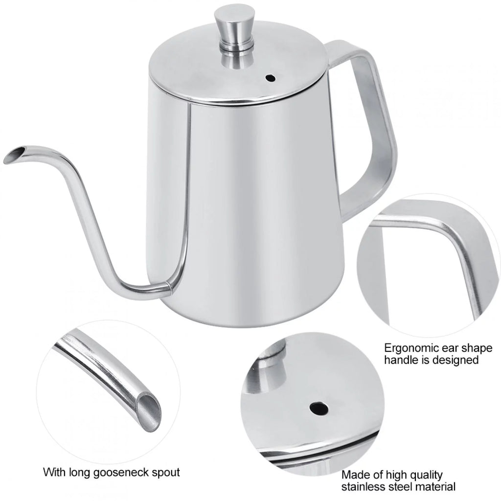 550ml Stainless Steel Gooseneck Coffee Pot N925