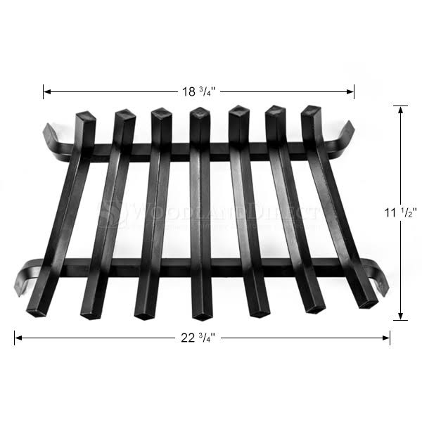22.75x22 Seven Bar Zero Clearance Style Grate P48650
