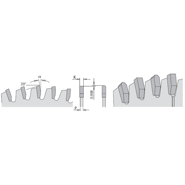 10x22 x 72T Carbide Saw Blade V274679