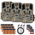 30MP 1920P HD 3 Pack Trail Camera with SD Cards Z266612
