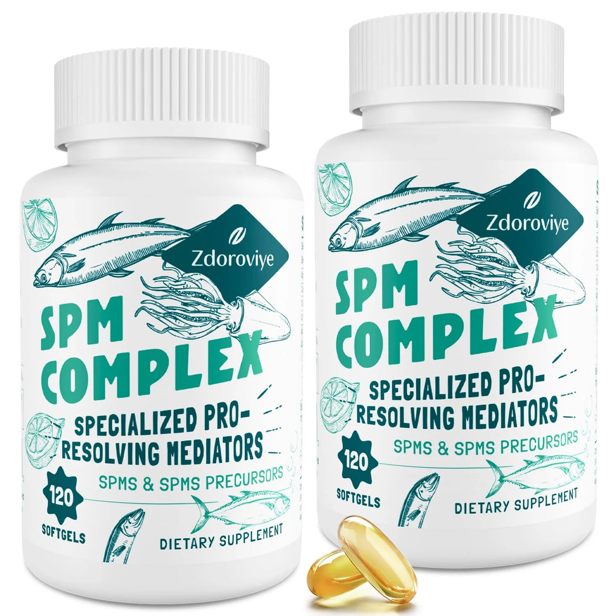 120 Softgels SPM Supplement Z298