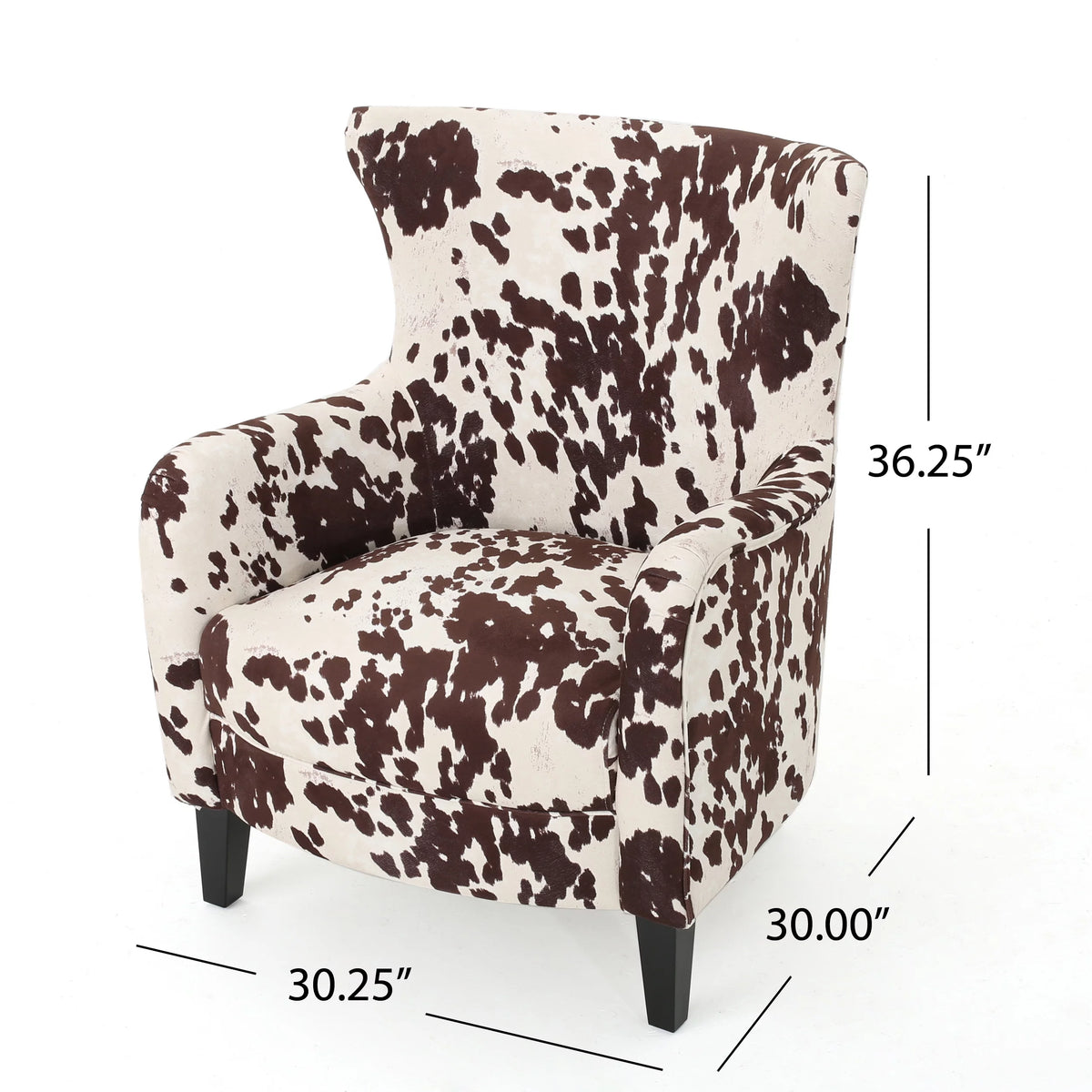 Milk Cow Velvet Club Chair S147218