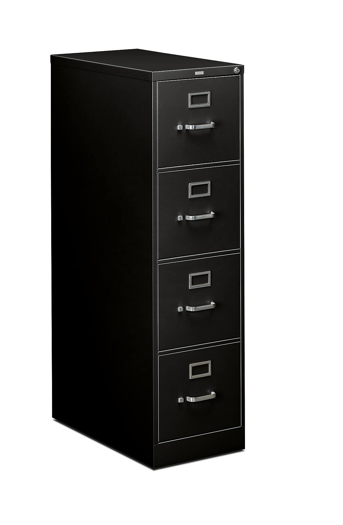 4 Drawer Letter File Black J26101