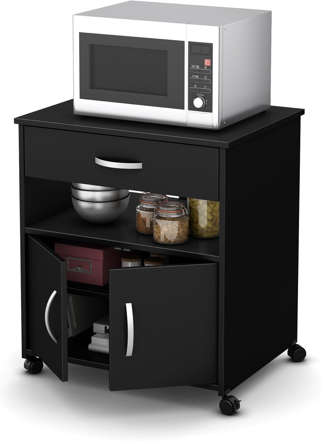 Microwave Cart on Wheels S3631