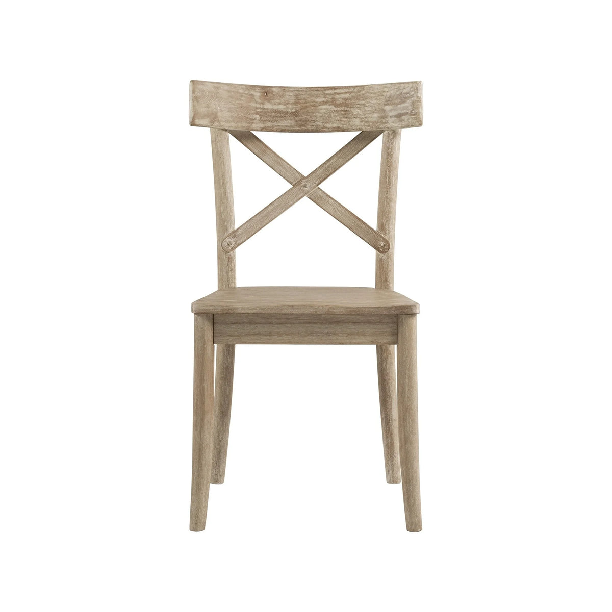 Wooden X-back Side Chair Set of 2 W558