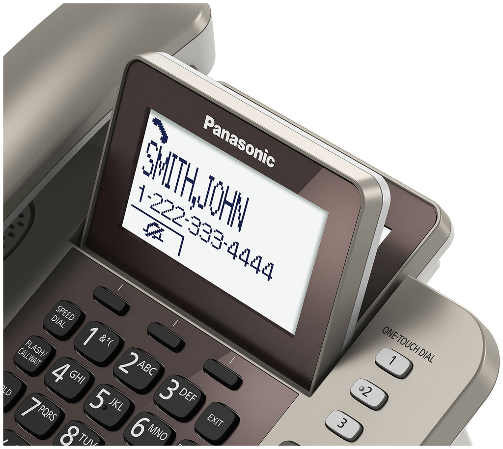 Champagne Gold Corded / Cordless Dect Landline Telephone H734