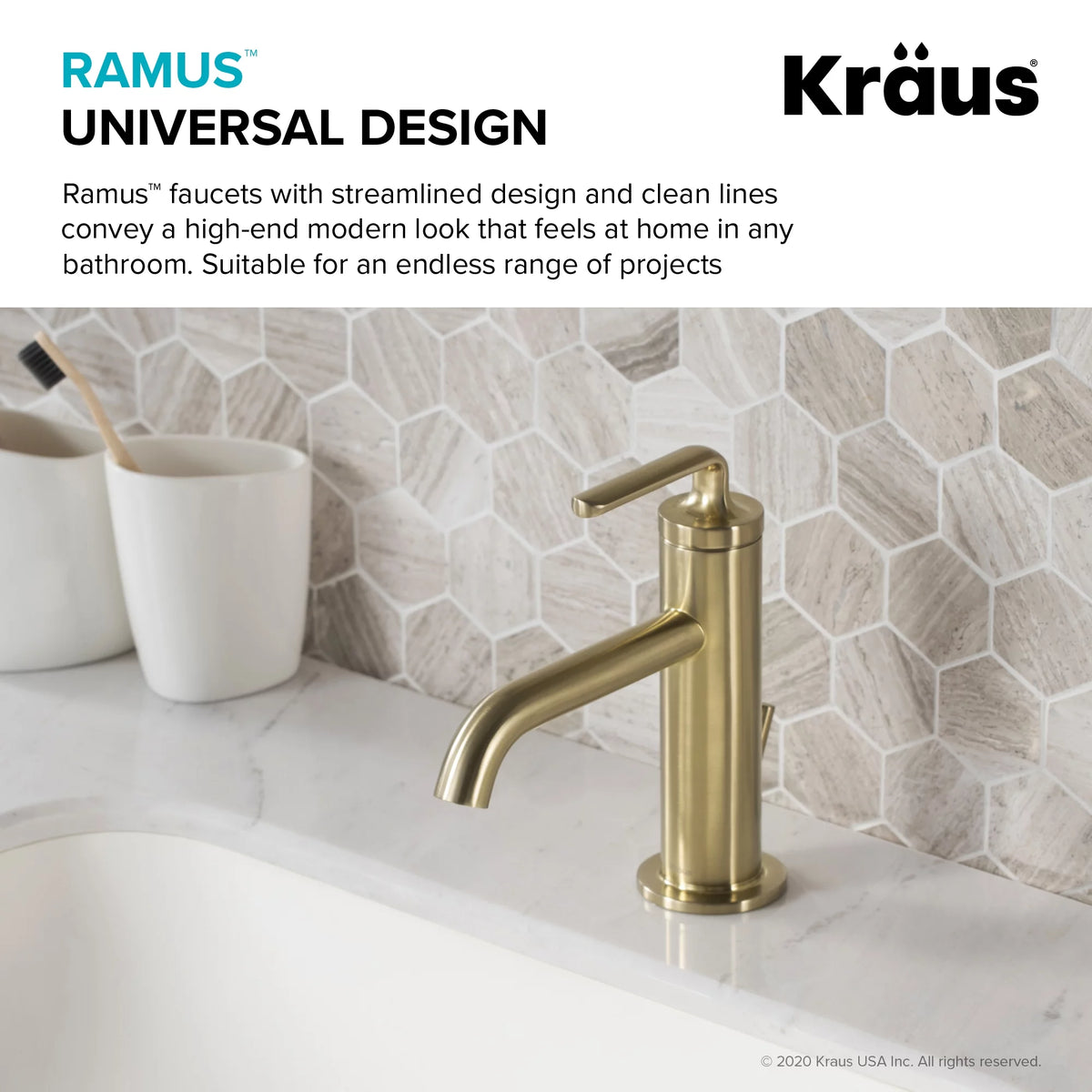 Single Handle Bathroom Sink Faucet with Lift Rod Drain T711268