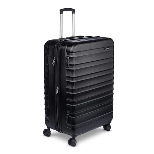 30" Black Hardside Expandable Luggage with Wheels M4942