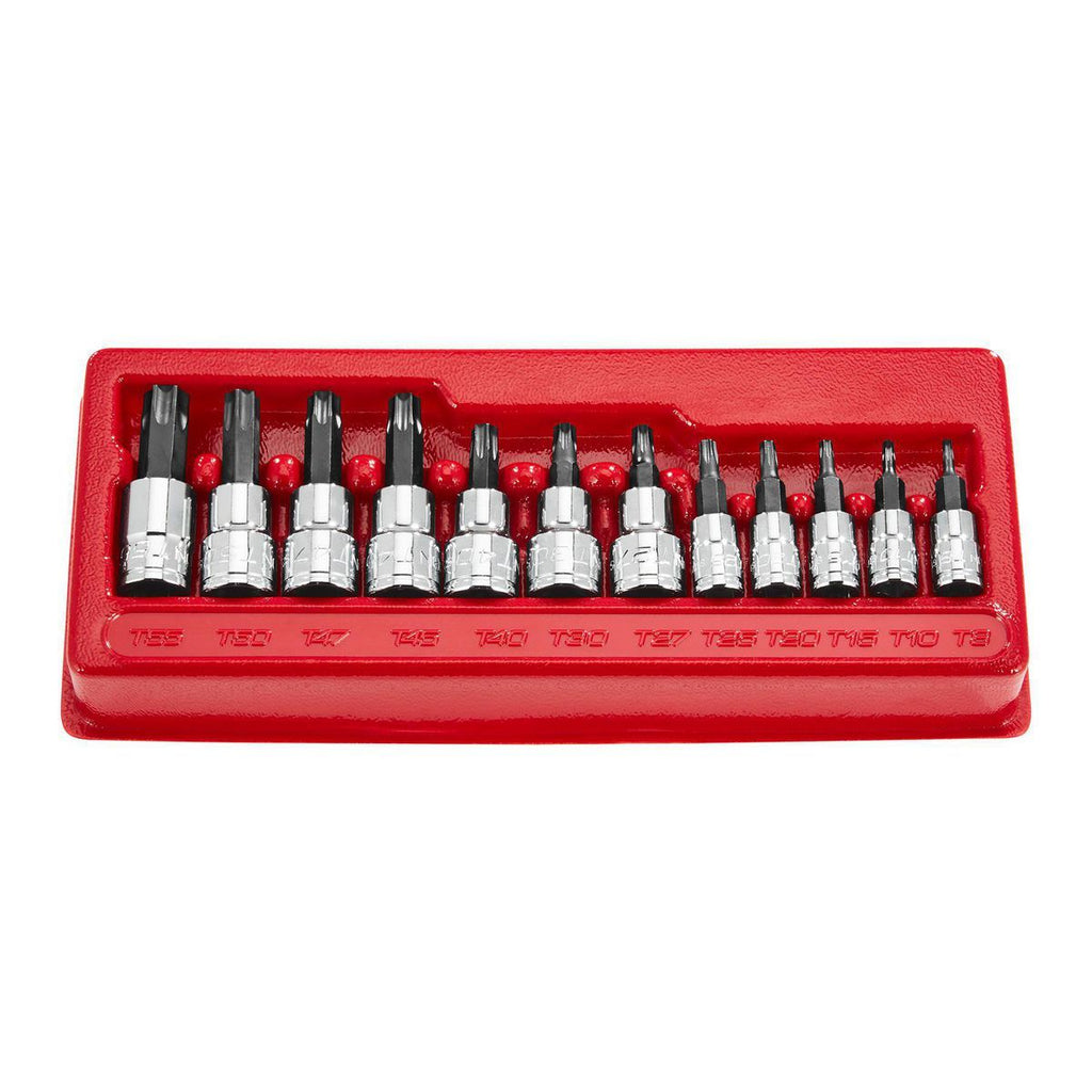1/4 in. 3/8 in. Drive TORX Bit Socket Set, 12-Piece R52758