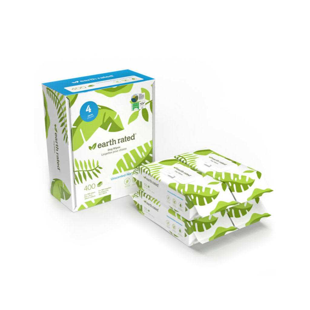 Plant Based Unscented Dog Wipes W245