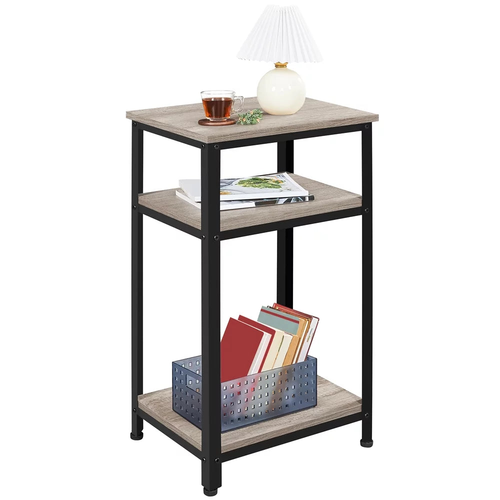 Gray 2-Tier End Table P554
