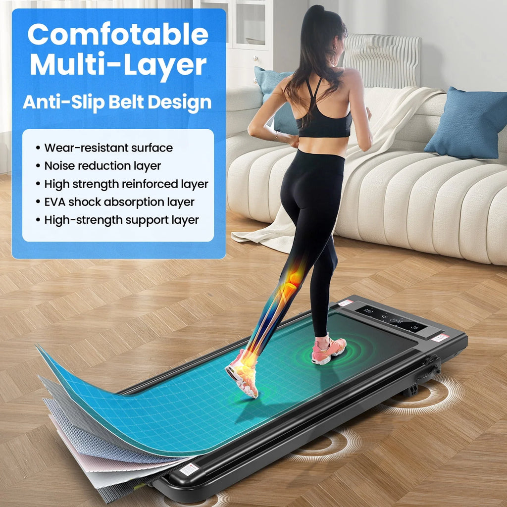 4 in 1 Under Desk Treadmill with 2.5HP Motor, Black P307848