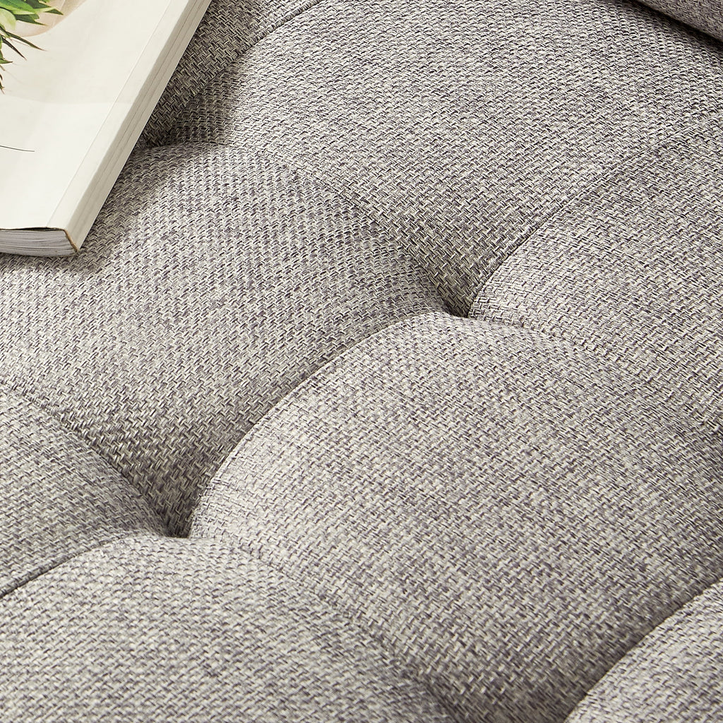 Soft Gray 2-Seater Loveseat I1087