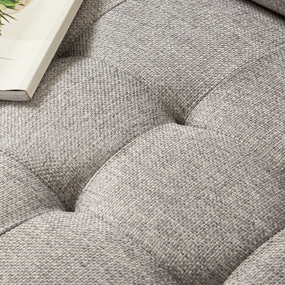 Soft Gray 2-Seater Loveseat I1087