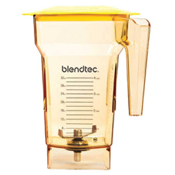 Yellow FourSide Jar with Hard Lid 5 Pack U743