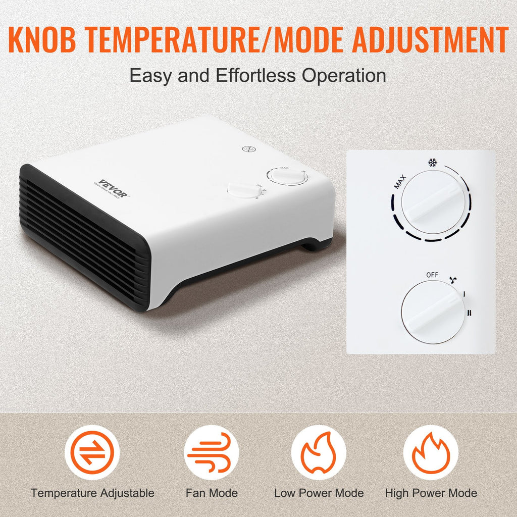 1500W Electric Wall Heater, White K219