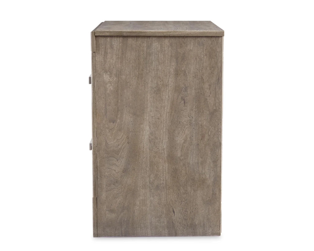 Gray 2 Drawer Nightstand N60973