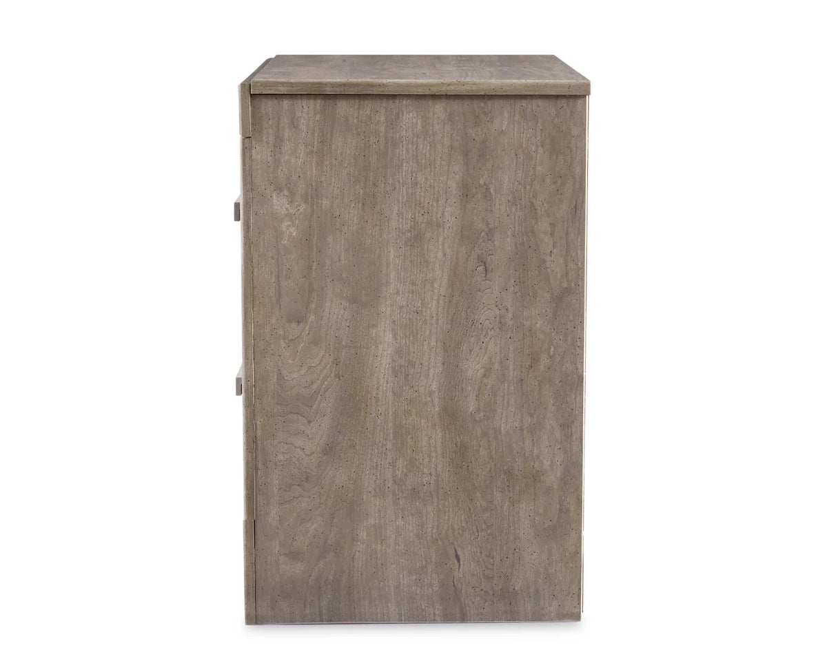 Gray 2 Drawer Nightstand N60973