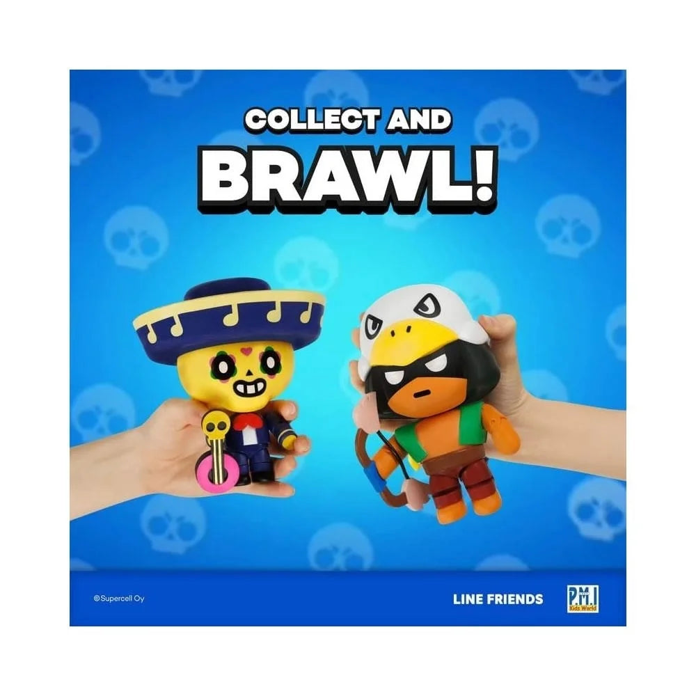 Brawl Stars Bo and Poco Action Figures Guitar Bow Fighter Brawler Set I4586