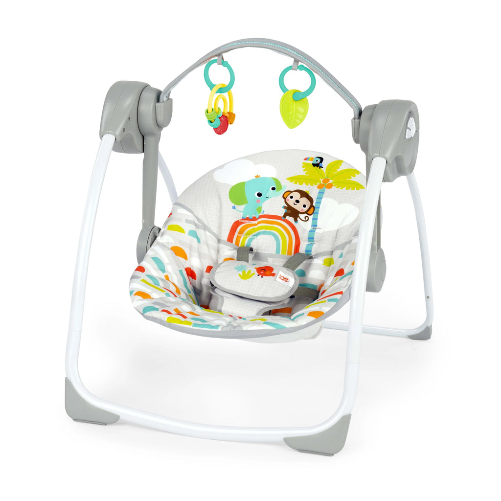 Portable Compact Baby Swing with Toys Q633