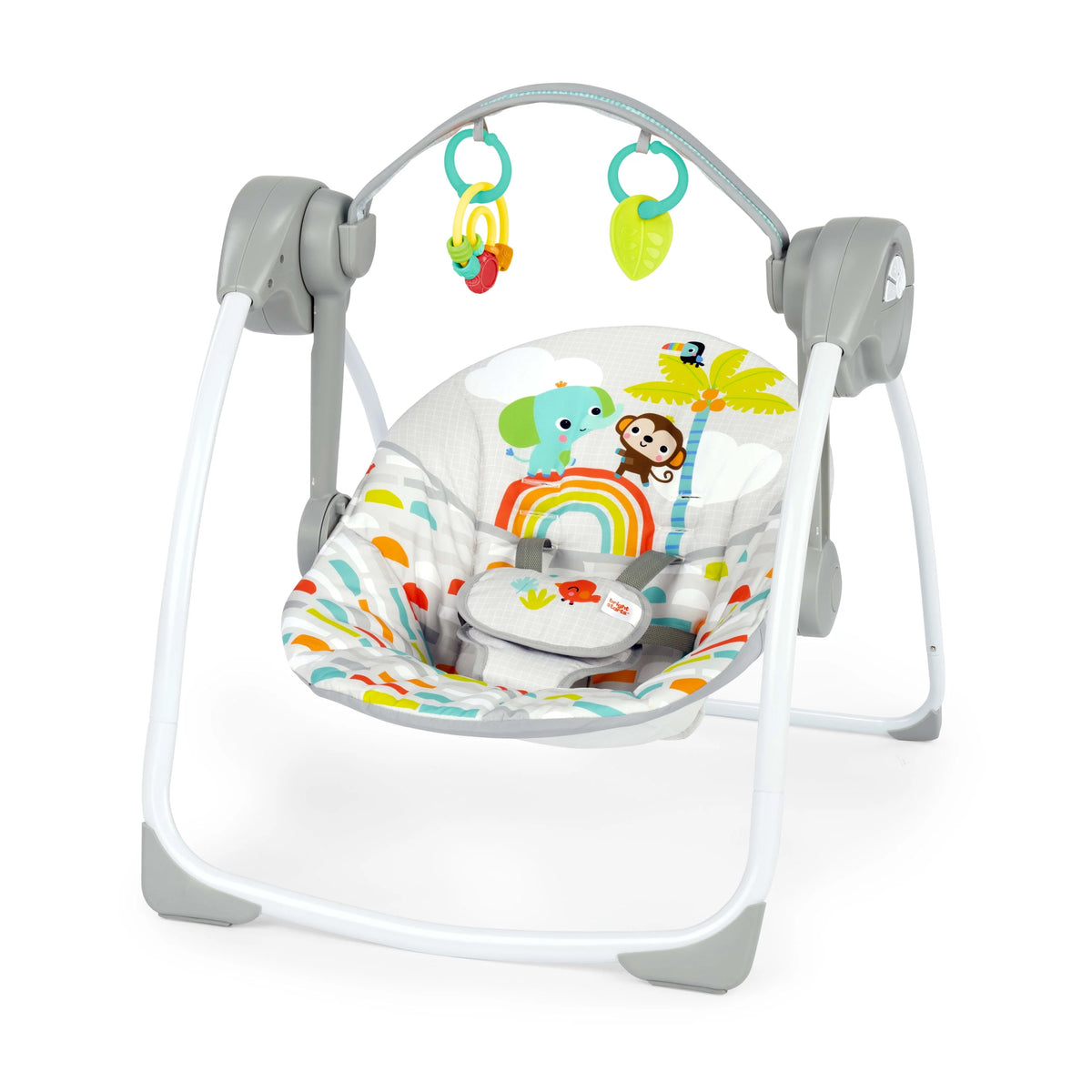 Portable Compact Baby Swing with Toys Q633