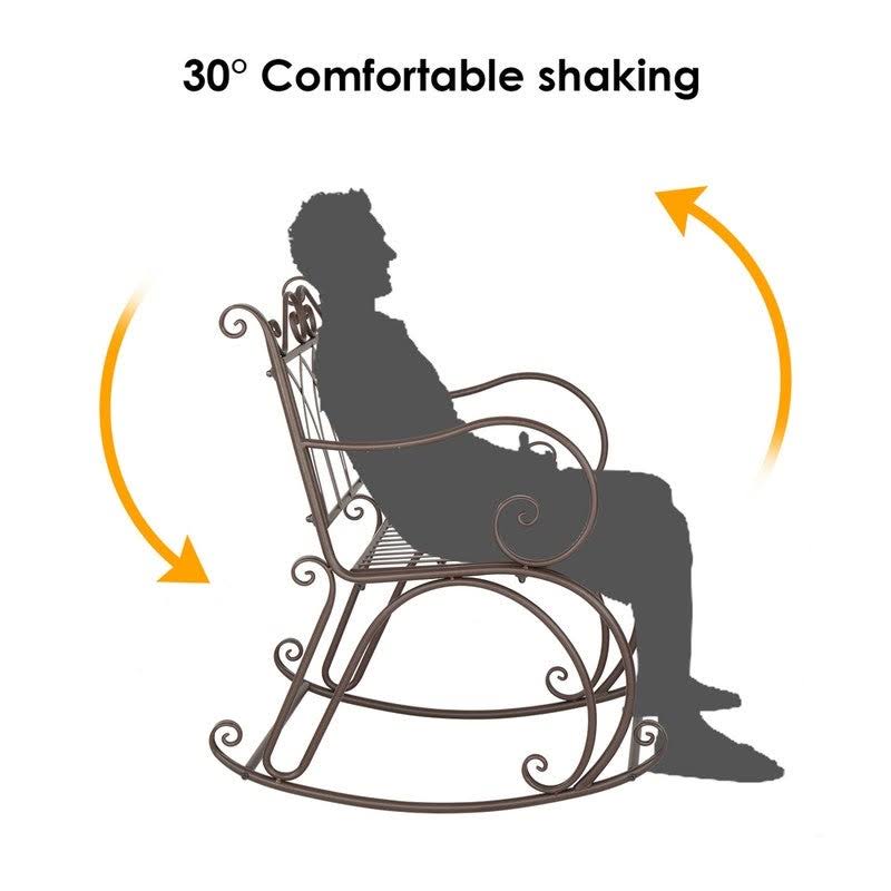 Iron Rocking Chair L3152